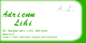 adrienn lihi business card